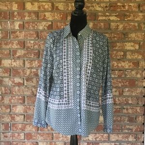 TALBOTS Button up Blouse